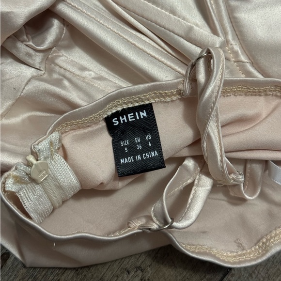 Champagne Corset Shein Dress - Picture 2 of 2